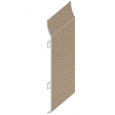 Pièce de jonction Vinytop cappuccino 167 x 56 x 18 VINYLIT FASSADEN