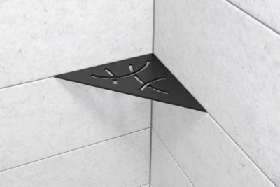 Tablette angle curve alu structuré SCHLUTER SYSTEMS