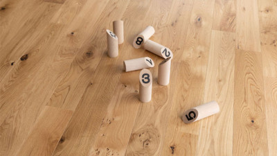 Parquet chêne authentique vernis extra mat brossé 2V 12 x 180 x 2200 mm 9 lames soit 3.560 m2