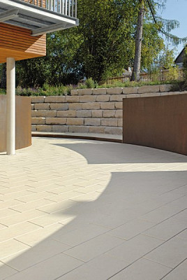 Dalle Montiano ivoire 600 x 300 x 42 mm BIRKENMEIER