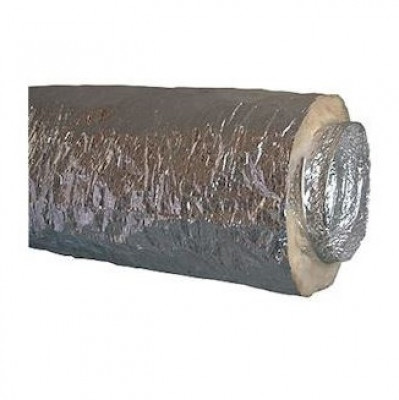 Conduit flexible Algaine alu calorifuge diamètre 80 mm 10 m ALDES