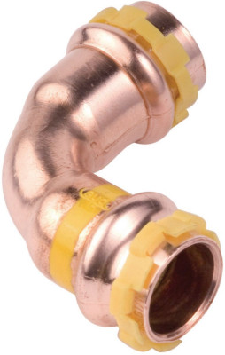 Coude à sertir Sudopress gaz 90° femelle-femelle diamètre 12 mm VSH