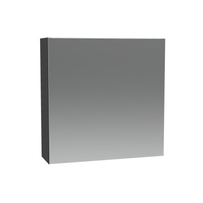 Armoire de toilette Plénitude 1 porte version gauche anthracite 60 x 60 x 19 cm 