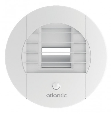 Bouche hygro sdb/WC 15/45-45 détéction présence griffes 230 V diamètre 80 mm ATLANTIC CLIMATISATION VENTILATION