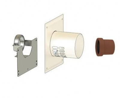 Plaque de finition B32-B33 D80-75 avec cadre + manchon TECHNAFLON