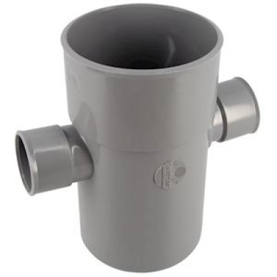 Embranchement double parallèle mâle femelle 87°30 100 x 40 mm NICOLL