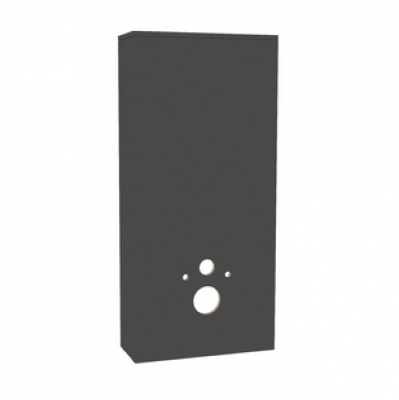 Meuble habillage bâti support anthracite longueur 60 cm profondeur 20 cm hauteur 130 cm