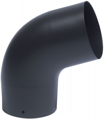 Coude émaillé Sanpli 72° noir 153 x 155 x 325 mm TEN