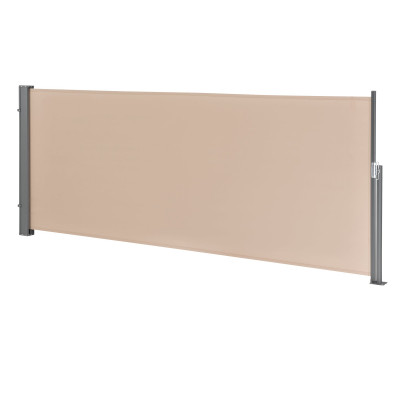Store pour balcon latéral acier polyester 120 x 300 cm sable 03_0006572