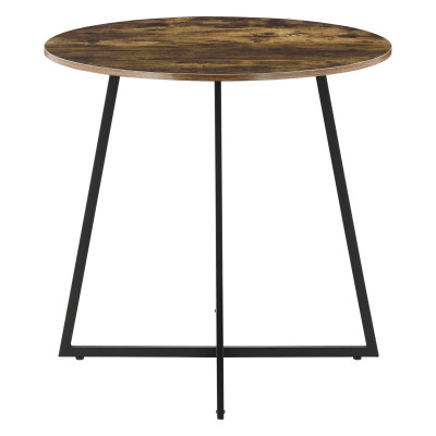 Table de salle à manger 78 x 80 cm effet bois foncé 03_0008708