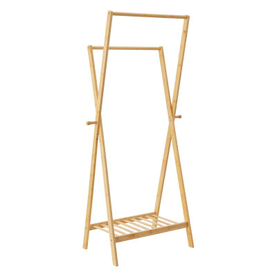 Portant à vêtements en 150 x 60 x 42 cm bambou 03_0008139
