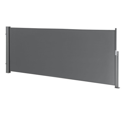Brise-vue pare-soleil store latéral uv 140 x 300 cm gris 03_0006557
