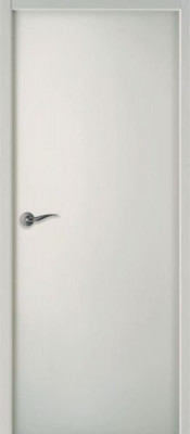 Bloc-porte thermique à recouvrement prépeint huisserie 72 serrure 3 pts automatique poussant droit 204 x 73 cm JELD WEN