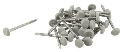 Clou inox à embout plastique Belriv système gris CI40 longueur 40 mm boîte de 100 NICOLL