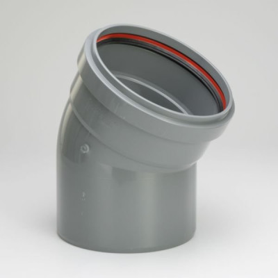 Coude PVC 30° mâle-femelle SDR34-CR8 diamètre 110 mm FUNKE