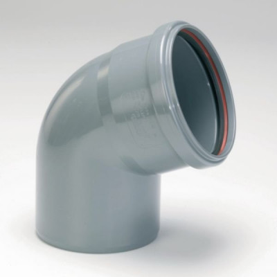 Coude PVC 67° mâle-femelle SDR34-CR8 diamètre 110 mm FUNKE