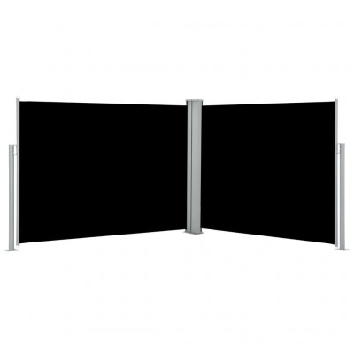 Auvent paravent store brise-vue latéral rétractable de patio jardin terrasse balcon protection visuelle écran 140 x 1000 cm 02_0007432