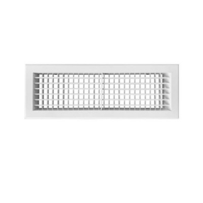 Grille de soufflage double deflection aluminium blanc mate 500 x 150 mm BAILLINDUSTRIE