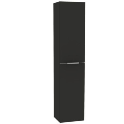 Colonne Plénitude noir mat 2 portes hauteur 1 60 x 35 x 38 cm