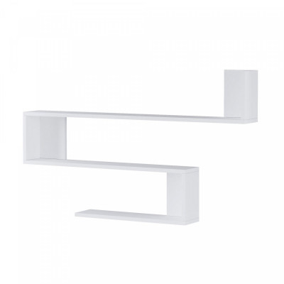 Étagère murale à 3 niveaux 71,5 x 120 x 14,5 cm blanc 03_0007039