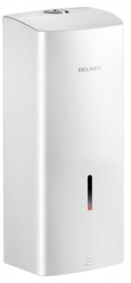 Distributeur automatique de savon liquide inox 304 blanc 90 x 104 x 255 mm 1 l DELABIE