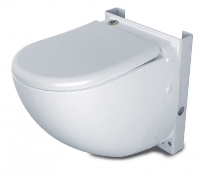 Broyeur WC intégré suspendu Sanicompact Comfort Eco+ sut bati finition blanc SFA