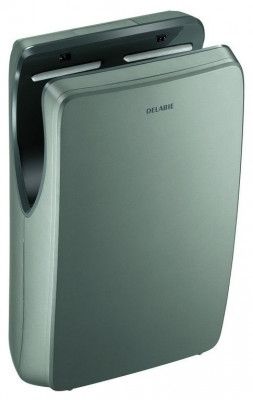 Sèche-mains Speedjet 2 à air pulsé anthracite ac réservoir DELABIE