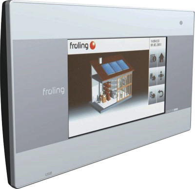 Commande à RBG 3200 Touch display FROLING