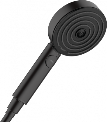 Douchette à main Pulsify Select S 3jets Relaxation EcoSmart 9l/min noir mat 105 mm HANSGROHE