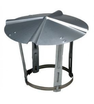 Chapeau de toit acier galvanisé diamètre: 200 / 220 / 250 TEN