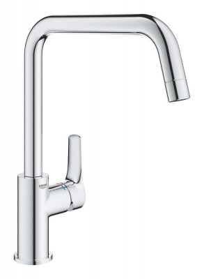 Mitigeur évier bec haut mono commande Eurosmart chromé GROHE