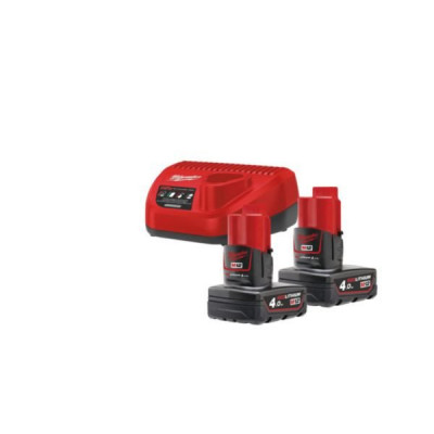Pack NRJ Red Lithium système M12 12 V 4,0 Ah 75 x 145 x 372 mm MILWAUKEE
