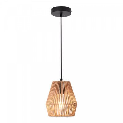Lustre lampe lumière suspendu suspension en corde tissée liverpool 160 x 18 cm beige lux.pro 03_0007476