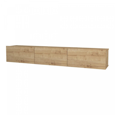 Meuble TV 180 x 31 x 29,5 cm effet chêne 03_0007876