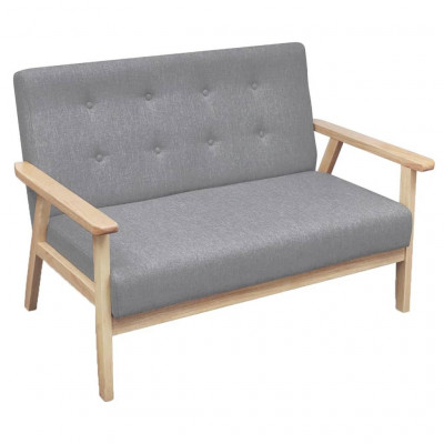 Ensemble de canapés 2 pièces tissu gris clair 02_0020175
