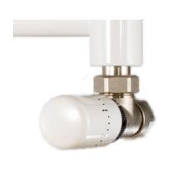 Kit robinetterie thermostatique équerre blanc  - ACOVA