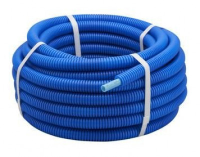Tube PER bleu prégainé 16 x 20 mm 25 m NOYON THIEBAULT