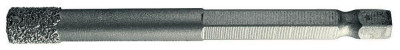 Trépan diamanté 6 pans pour carrelage diamètre 10 mm hauteur 32 mm LEMAN