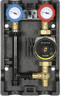 Groupe hydraulique mélange avec vanne et circulateur diamètre nominal 25 THERMADOR