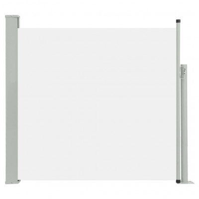 Auvent paravent store brise-vue latéral rétractable de patio jardin terrasse balcon protection visuelle écran 170 x 300 cm crème 02_0007312