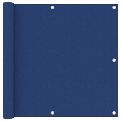Écran de balcon brise pare vue protection confidentialité 90 x 500 cm tissu oxford bleu 02_0010110