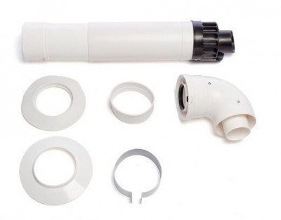 Kit ventouse télescopique 60 - 100 ATLANTIC PAC ET CHAUDIERE