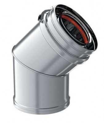 Coude 45° Bioten Inox/Inox D130/200 TEN