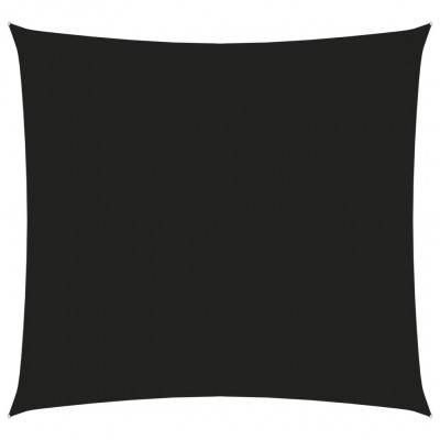 Voile toile d'ombrage parasol tissu oxford carré 6 x 6 m noir 02_0009530