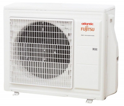 Unité extérieure monosplit DC inverter Takao M2 9,5 kW R32 confort acoustique mode silence fonctionnement jusqu'à -15°c extérieur en mode chaud monophasé 230 V ATLANTIC CLIMATISATION VENTILATION