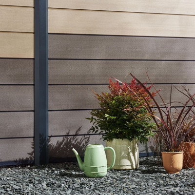 Décor Organic cadre pour clôture gris 7037