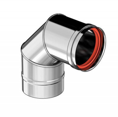 Coude 87° inox 316 condens 130 4/10 + joint TEN