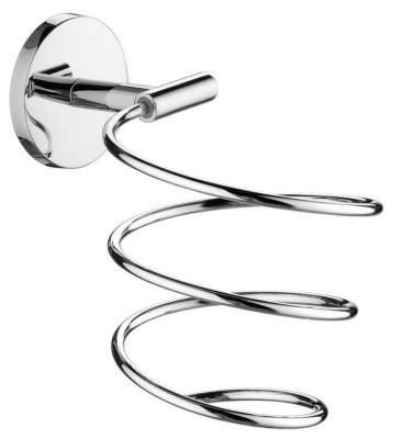 Porte Sèche-cheveux chromé AQUATOP