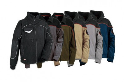 Veste pile noir/anthracite/Lime taille M COFRA