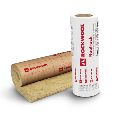 Isolant Roulrock 125 Kraft micro perforé 100 mm rouleaux 500x120 cm ROCKWOOL